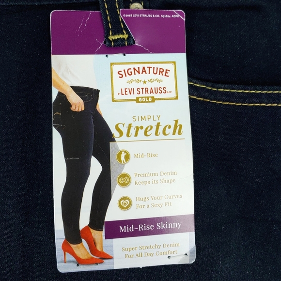 NWT Levi's Gold Label Wms 24S Modern Skinny Jean - Picture 5 of 6